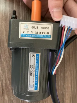 

5LINES !! !VTV AC 220v Gearbox adjustable speed Reversible motor A variety of reduction ratio optional YN80-25