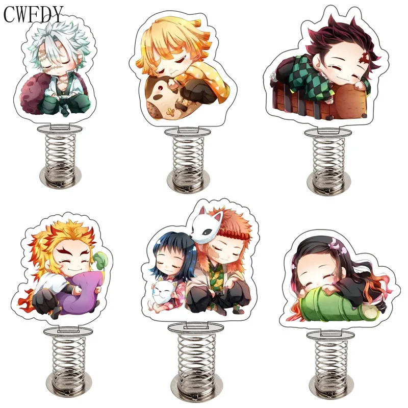 Demon Slayer Keychain Kimetsu No Yaiba Kamado Funny Standing Figure 