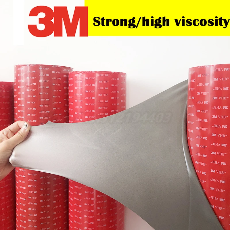 Double Sided Tape Car Special 3m 5608 Vhb Gray Strong Acrylic Foam Tape 0 8mm Thickness 3m Double Side Adhesive Wall Decoration Tape Aliexpress