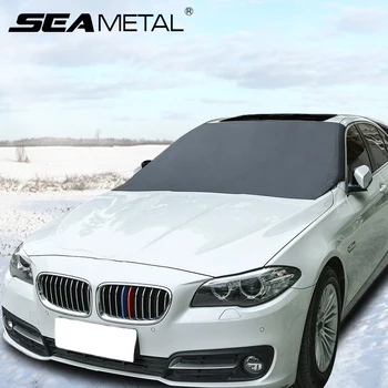 

Front Car Snow Cover Auto Sun Shade Windshield Covers Universal for Winter Anti Snow Frost Ice Protector Sunshade Window Cover