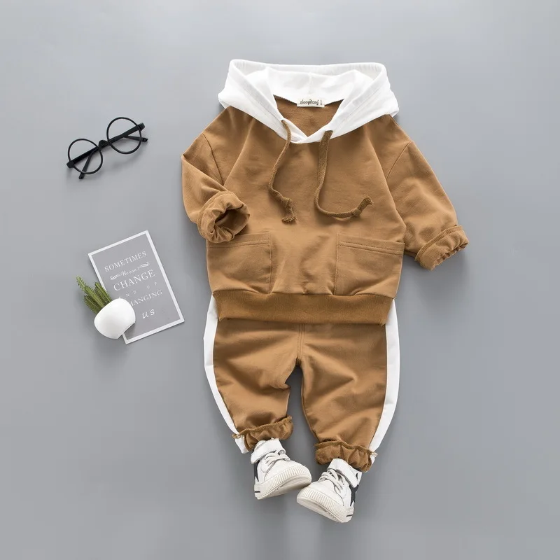 

Spring autumn boys clothing sets new 2019 children casual cotton hoodeis+pants 2pcs tracksuits for kids boys sports suit outfits