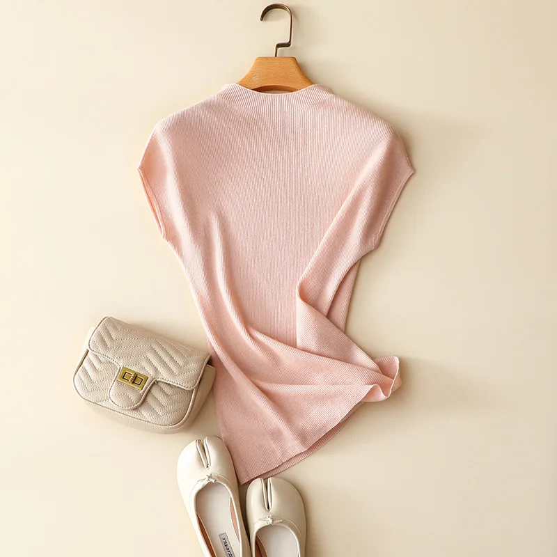

autumn winter new arrival 100% cashmere sweater turtleneck women ribbed knitted short sleeve pullover basic warm knitwear