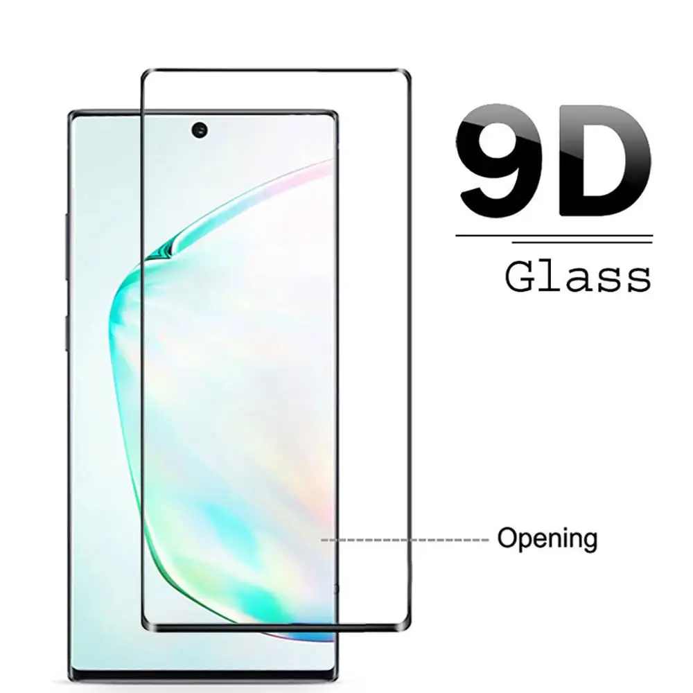 

MNYCXEN 9D Curved Tempered Glass For Samsung Galaxy Note 10+/Plus 6.8inch Screen Protector For Samsung Galaxy Note 10 Plus