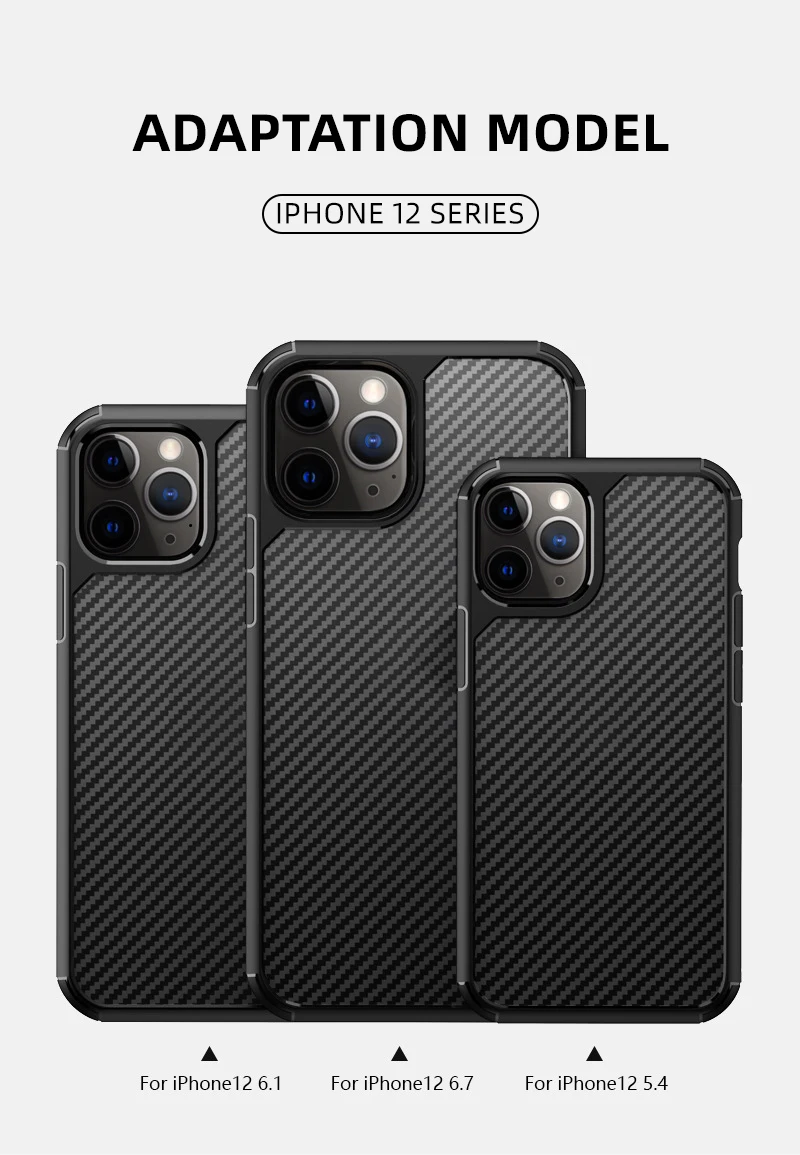 

Semi-permeable Matte Fiber PC Cover for Iphone12 Mini Pro Max Case Cases for Iphone 11 Pro Max SE 2020 Back Cove Coque