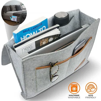 

cocina organizer Sofa Bedside Storage Bag Book Glasses Sundries Storage Bag Storage Hanging Bag makeup organizer organizador