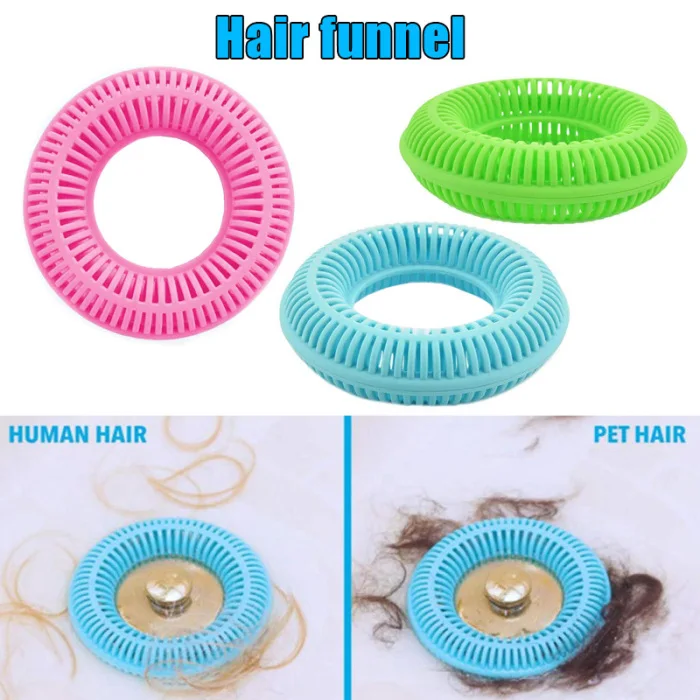 Экстравагантные кольца вокруг ваших стоков, чтобы мгновенно ловить каждый волос ванной сливной фильтр Ловец волос TN88