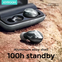 JOYROOM T07 Bluetooth 5,0 беспроводные TWS наушники сенсорное управление корпус из алюминиевого сплава наушники гарнитура с магнитной зарядкой чехол