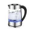 1.8L Blue LED Light Electric Glass Kettle 1800W Tea Coffee Kettle Pot with Temperature Control & Keep-Warm Function 1