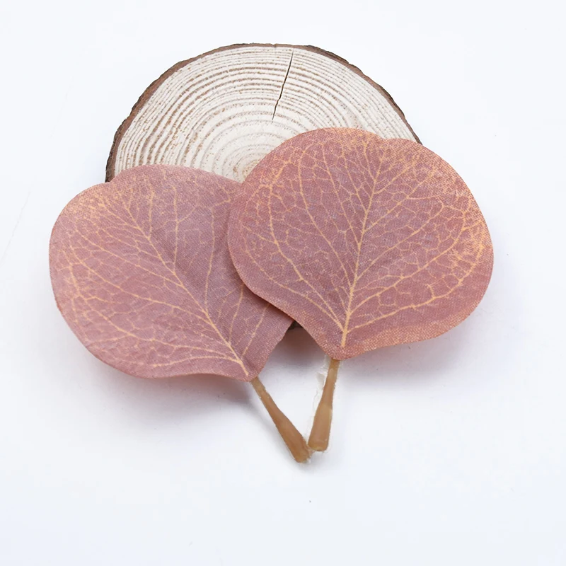 10pcs Eucalyptus leaves Flower silk leaf home decor accessories scrapbooking wedding decorative flowers wreaths diy gifts box