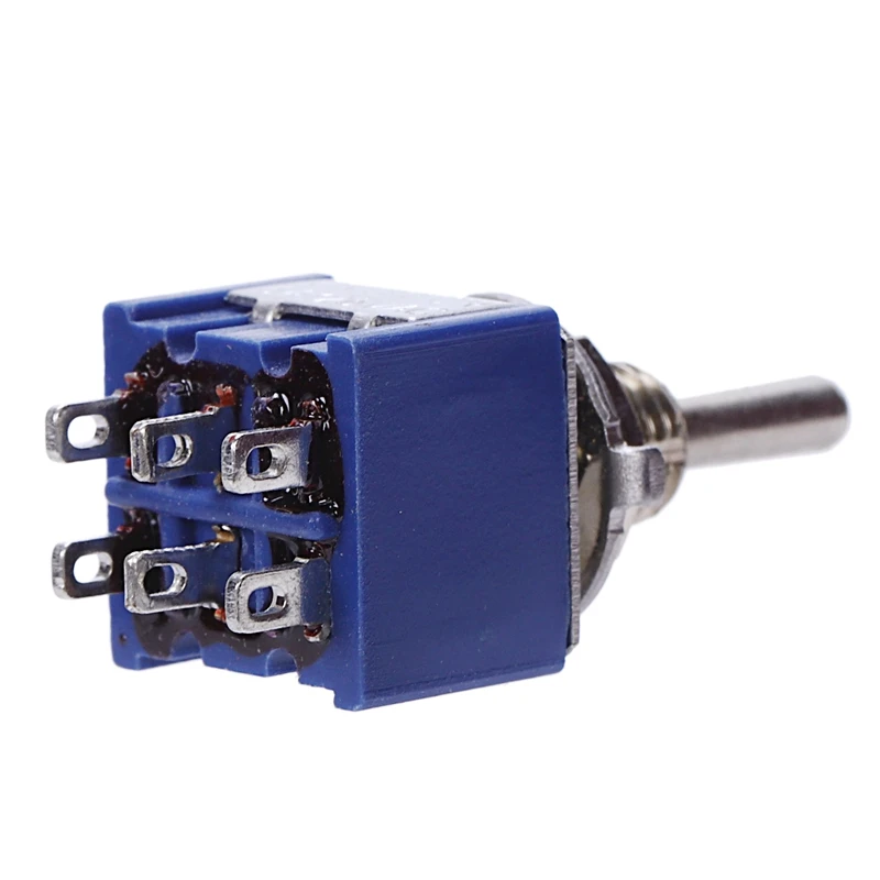 AC 125V 6A 6 контактный переходник с внутренней Spdt вкл/выкл/на 3 сторонний выход мини