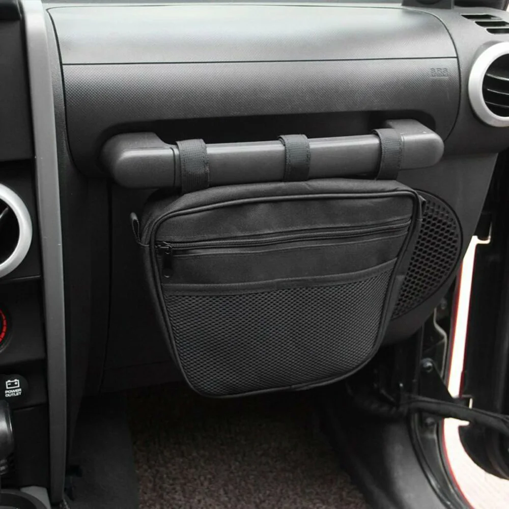 Black Storage Bag For Jeep Wrangler JK 1965-2017 1 X Passenger Grab Pouch High-Quality Durable | Автомобили и мотоциклы