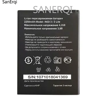 

10pcs 2250mAh Polymer Smart Mobile Phone Battery For INOI 3 Lite INOI3 Lite + tracking code