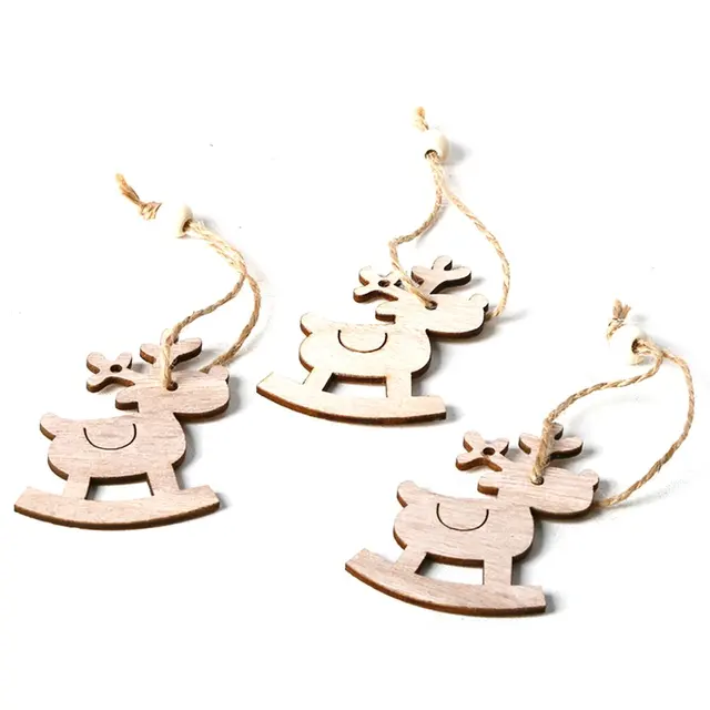 Creative Christmas Decorations Christmas Wooden Craft Gift Pendant Jm01562 Christmas Tree Decoration Pendant
