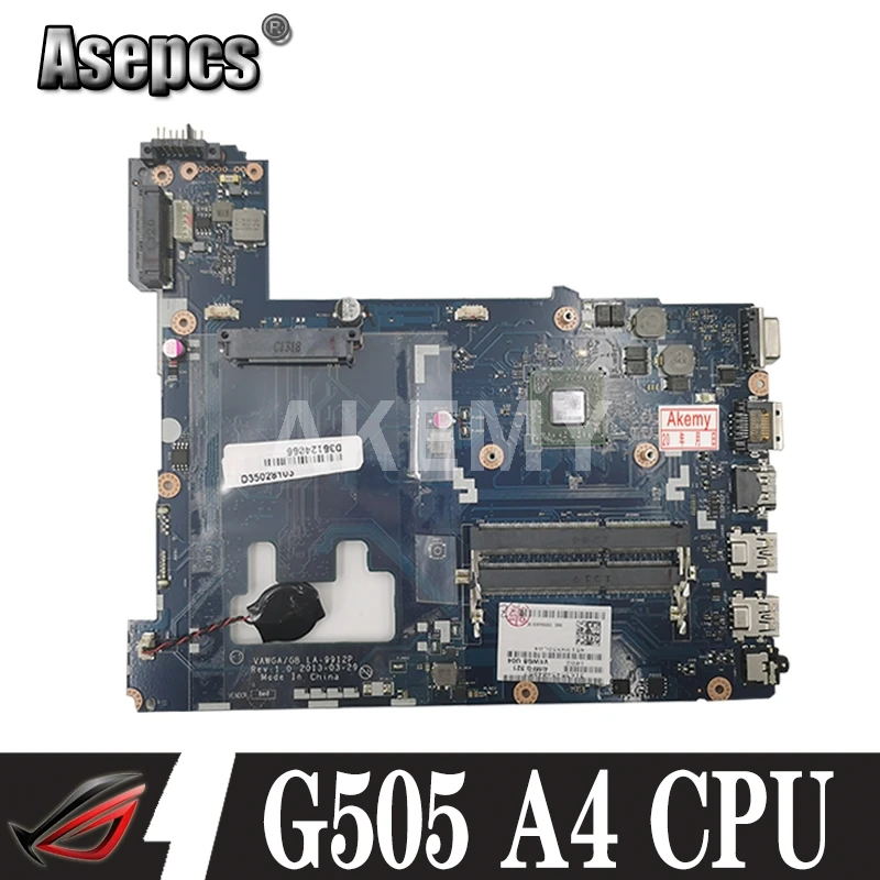 LA-9912P материнская плата для ноутбука For Lenovo ideapad g505 А4 ЦП тестовая | Компьютеры и