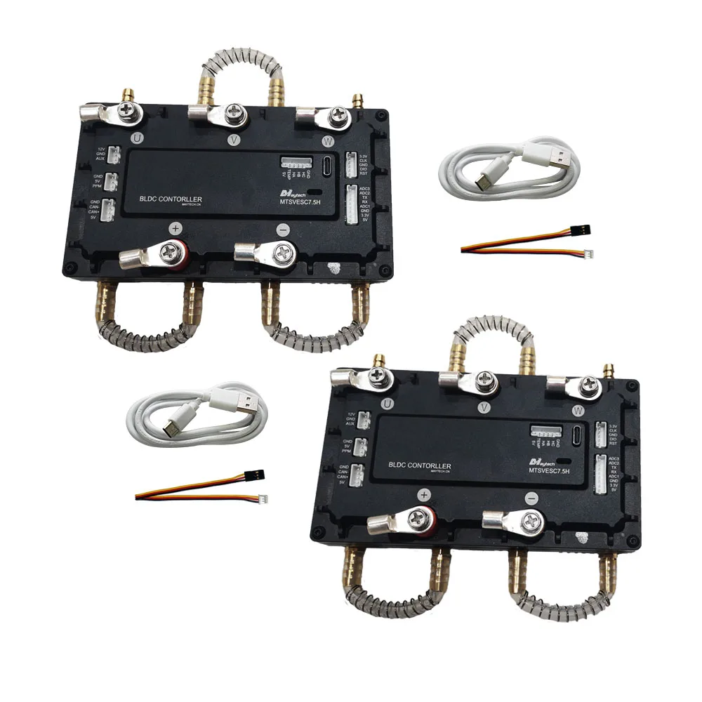 2 шт. 75300 75 в SuperESC 300A 400A ESC Base On V75300 с алюминиевым чехлом для автомобиля EV E-Foil файтинг