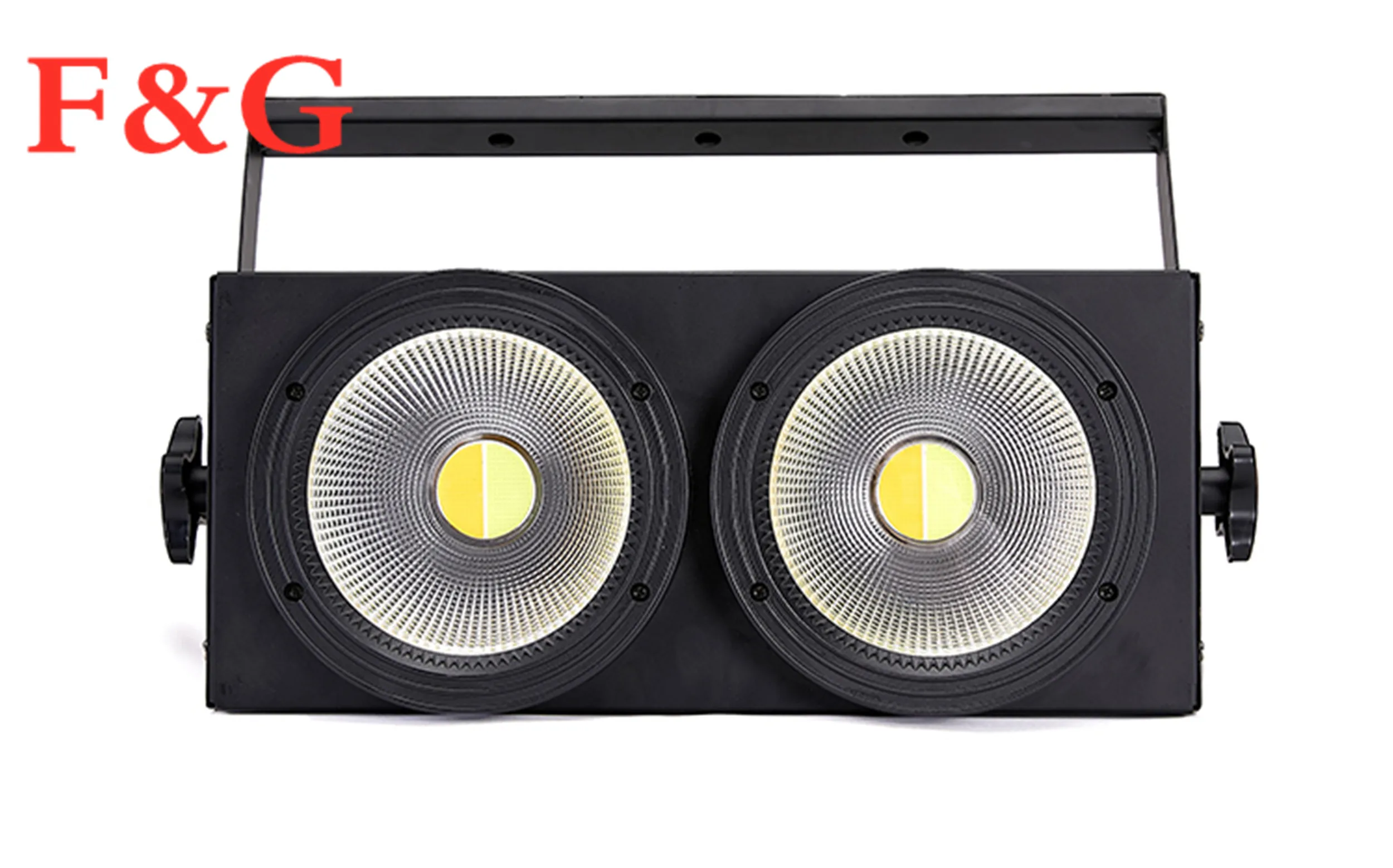F & GCOB Wash Audience Lights 2 Eyes Flood Lighting 2X100W СВЕТОДИОДНЫЙ матричный Блиндер DMX Par Stage Uplighting для