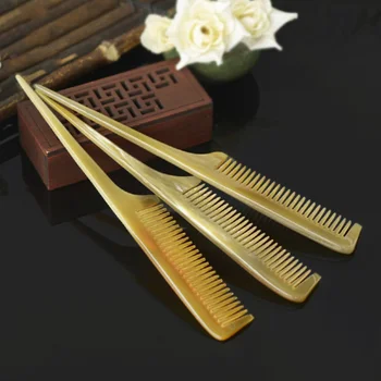 

1PC Pointed Tail Comb Yak Horn Sharp Tail Comb Hair Styling Tool Hairdressing Comb for Salon