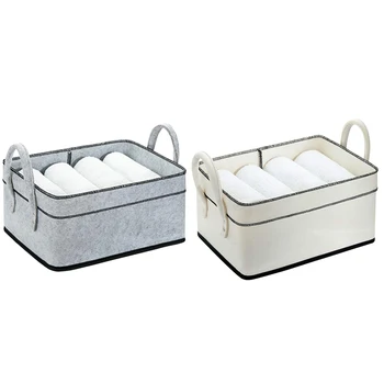 

Storage Basket Blanket Bin Collapsible Hamper Clothes Basket for Living Bedroom, Office Bin