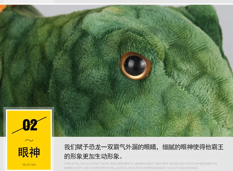 Плюшевые игрушки, Динозавр мир Юрского периода большого размера T-Rex модель с принтом динозавра игрушка парк развлечений Новогодняя церемония