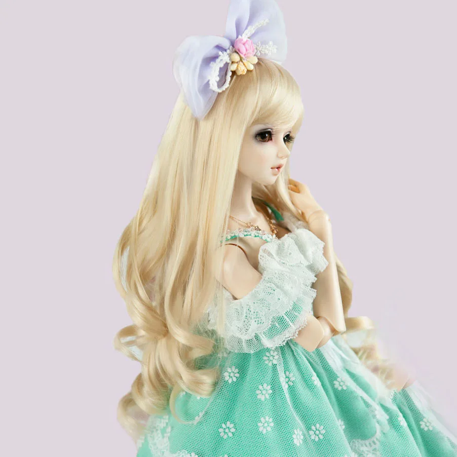 Bybrana Bjd Sd кукольные волосы высокотемпературное волокно BJD парик аксессуары для кукол искусственные волосы для кукол много цветов на выбор
