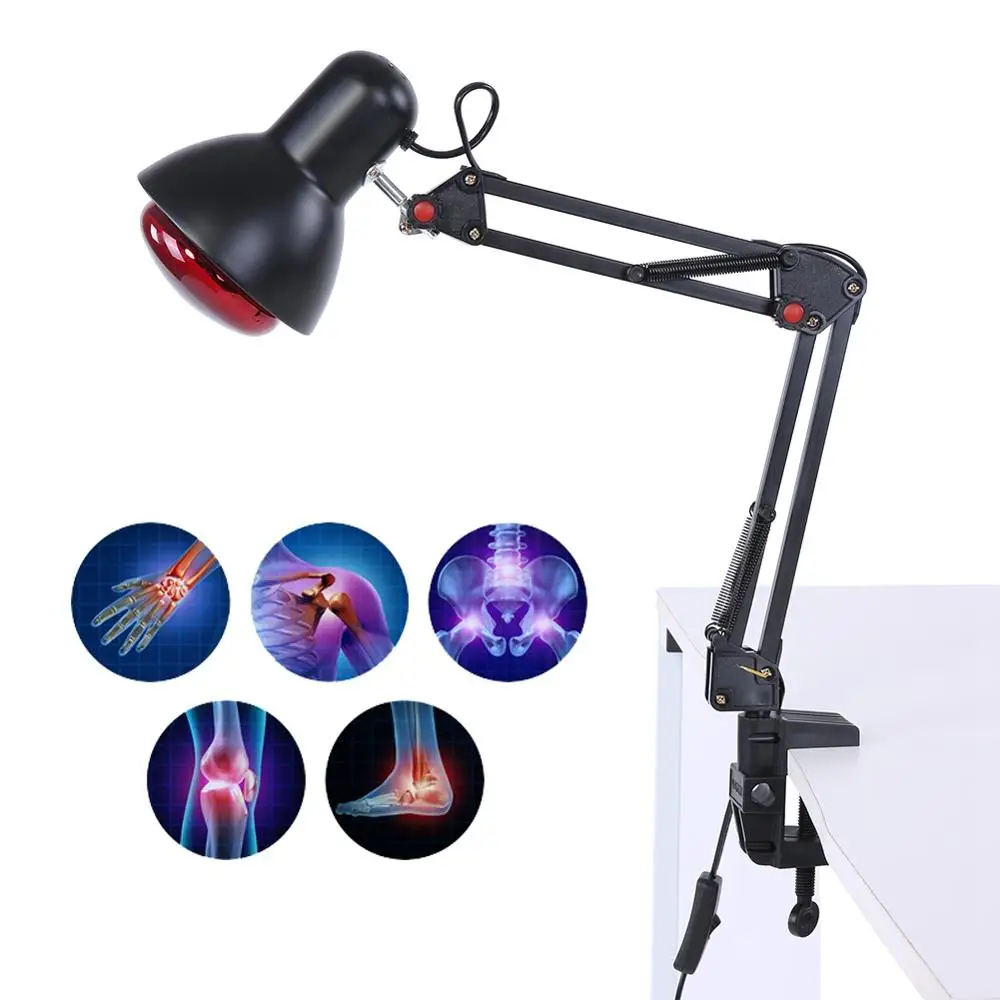 Infrared Phototherapy Heating Lamp Mild Pain Relief Sterilization Accelerated Wound Heal Nurse Health care Lamp Supply 220v-230v medical diagnostic pen professional pupil gauge led light doctor nurse diagnostic inspection flashlight emergency torch lamp