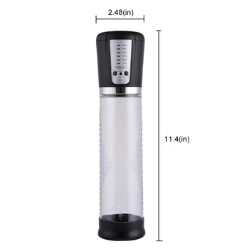 Male Electric Beginner Penis Vacuum Pump Enlarger Enlargement Enhancer Tool Long Lasting Sex Toys for Men Enjoy penis 4