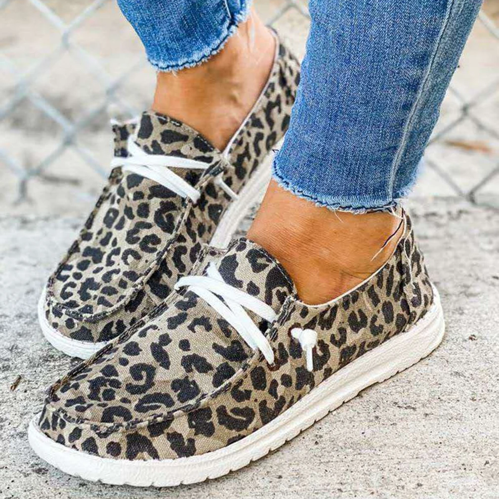 Zapatos informales transpirables planos con cordones para mujer, zapatillas planas de moda para estudiantes, de talla grande, para verano, 2021