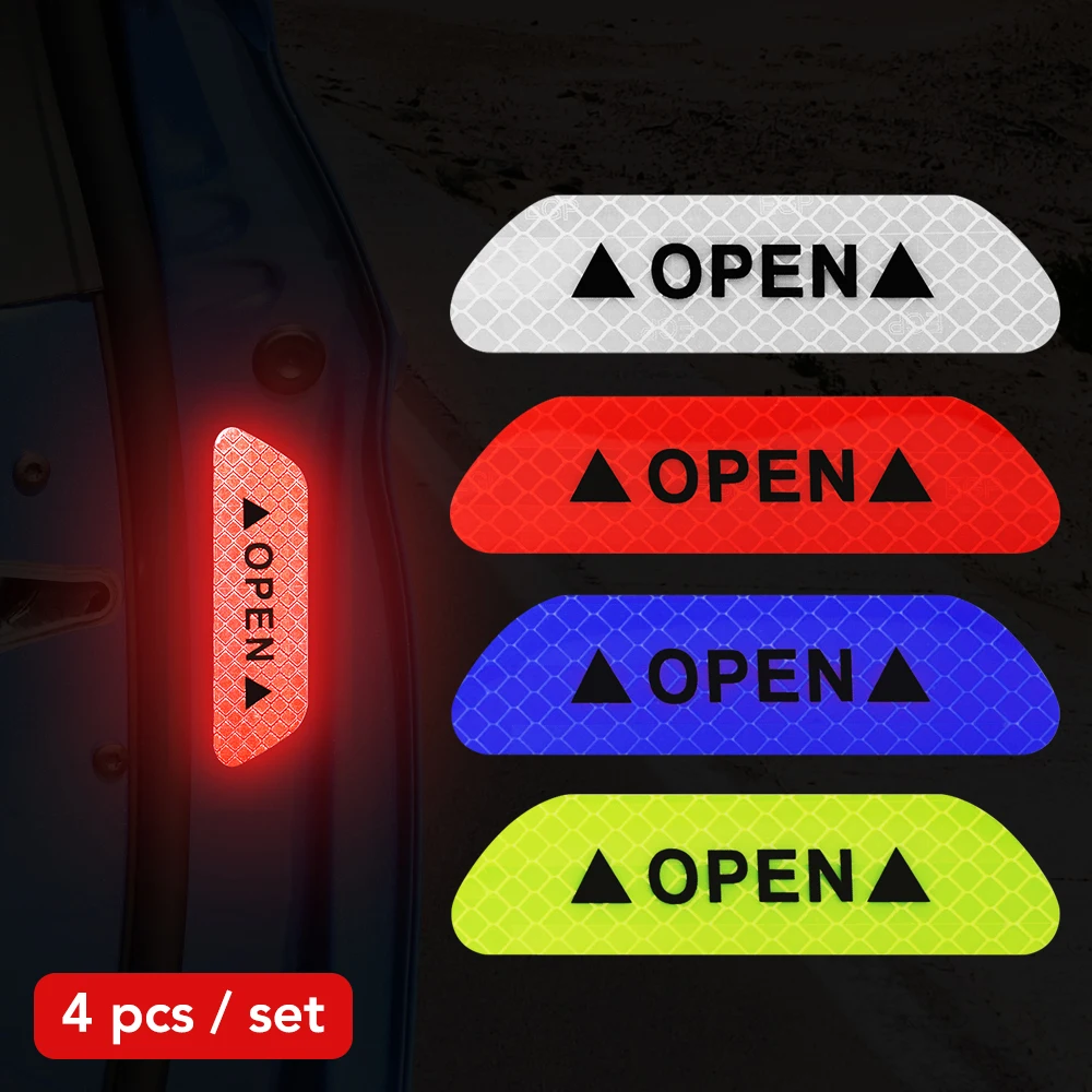 Car Door Stickers Universal Reflective Warning Sticker for Citroen Picasso C1 C2 C3 C4 C4L C5 DS3 DS4 DS5 DS6 Elysee |