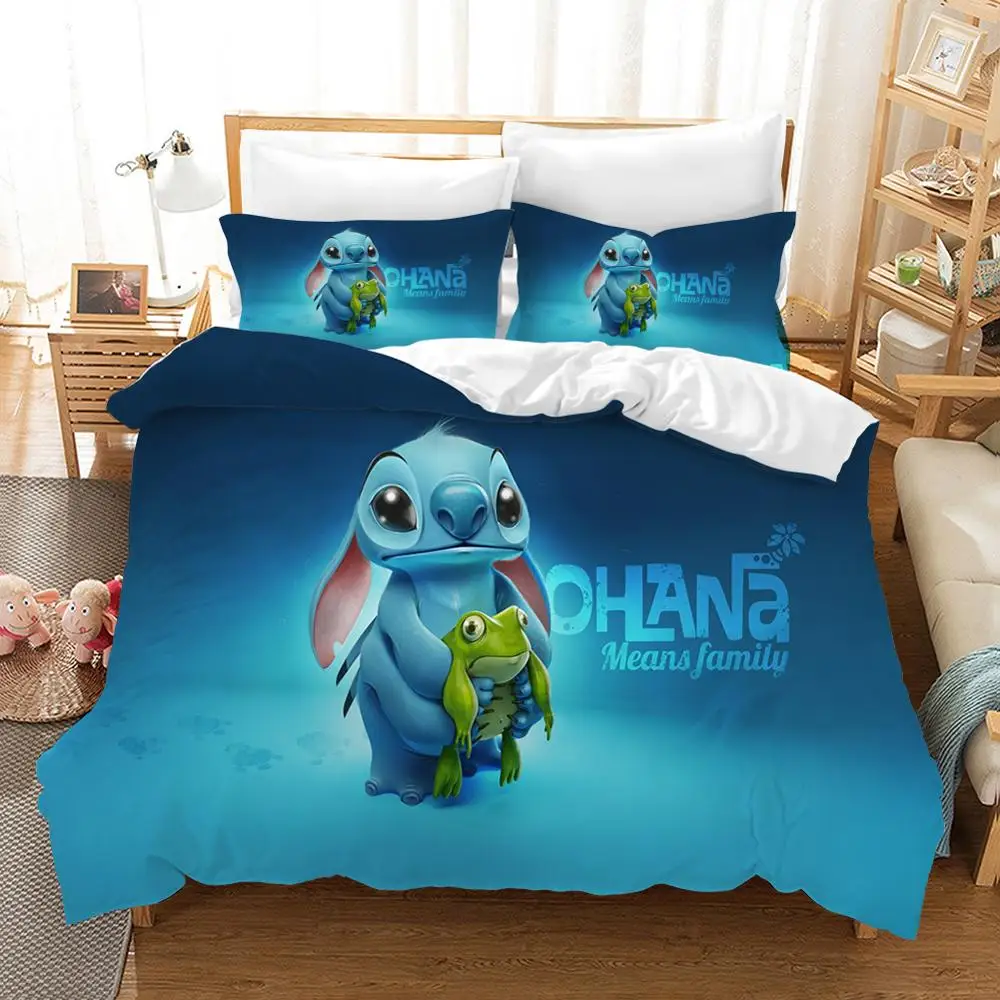 

100% Microfiber Duvet Cover Set Pillowcase 2/3PCS Cartoon Anime Theme Bed Linen Set Bedding Set Twin Full Queen King Bedclothes