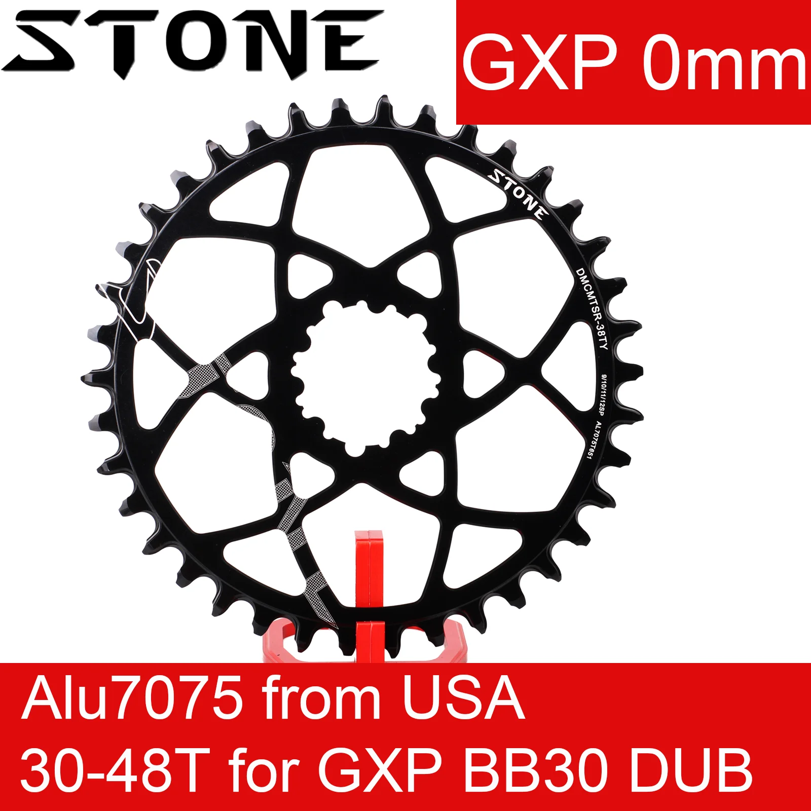 Каменная круглая цепь 0 мм для sram gxp X9 X0 XX1 X1 30t 32 34 36 38 40 42 44 46 48T велосипедная