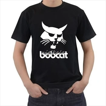 

Bobcat Heavy Equipment Logo Mens Tshirt tee T shirt S M L XL 2XL 5xl Normal Short Sleeve T Shirts