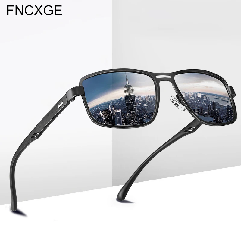 

2020 New Fashion Sunglasses Men Women Driving Men's Sun Glasses Square Metal Frame Male Goggle Fishing UV400 Eyewear For Man
