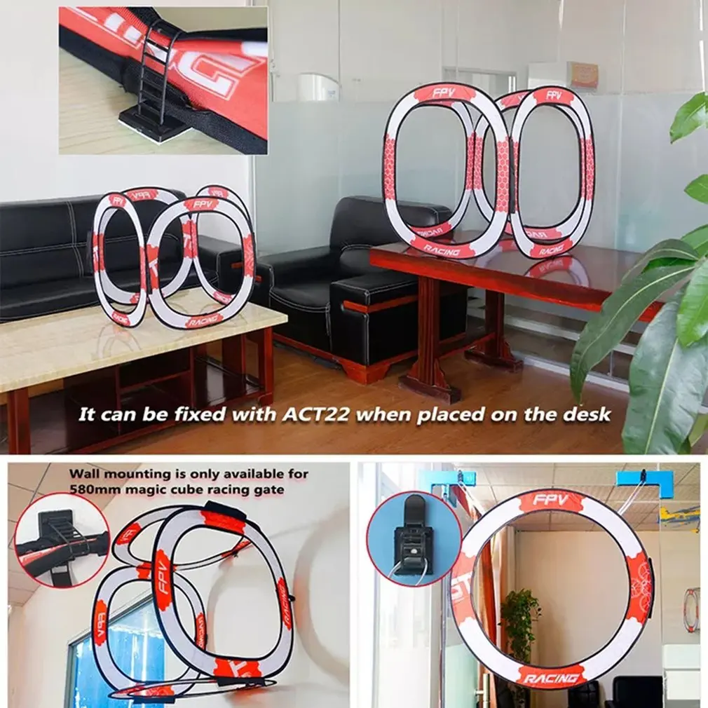

765mm Round FPV Racing Gate Flying Crossing Door Pop-up Gate for 3 Inch Tiny Whoop Race Micro FPV Drone