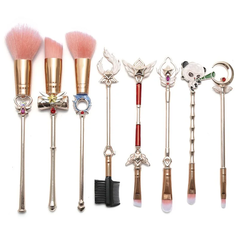 

Games Character Weapon Makeup Brush LULU NAMI Soraka Janna TIMO Magical Girl Eye Shadow/Blush Brush Women Gift