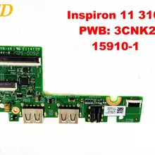 Для DELL Inspiron 11 3168 звуковая плата USB доска Inspiron 11 3168 ПРБ 3CNK2 15910-1 испытанное хорошее