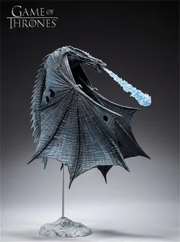 19cm Game of Thrones Season 8 Viserion Ice Dragon Joint Movable PVC Figure Night's King Knight Model Collective Toys ramin djawadi game of thrones music from the hbo series season 4 2 lp