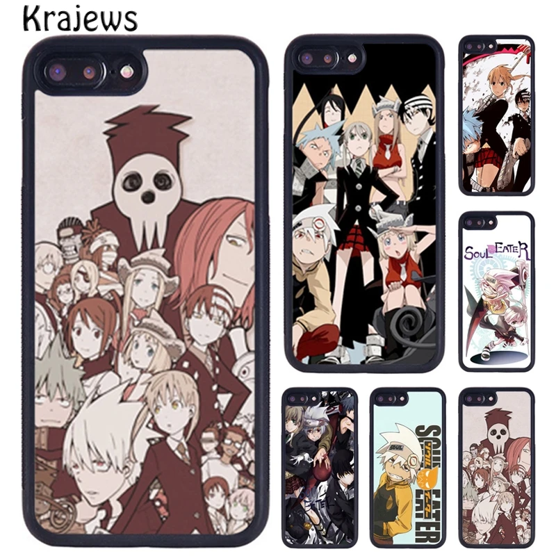 Резиновый чехол для телефона krajew Soul Eaters с Аниме Манга iPhone X XR XS 11 12 13 Pro MAX 5 6 6S 7 8 Plus