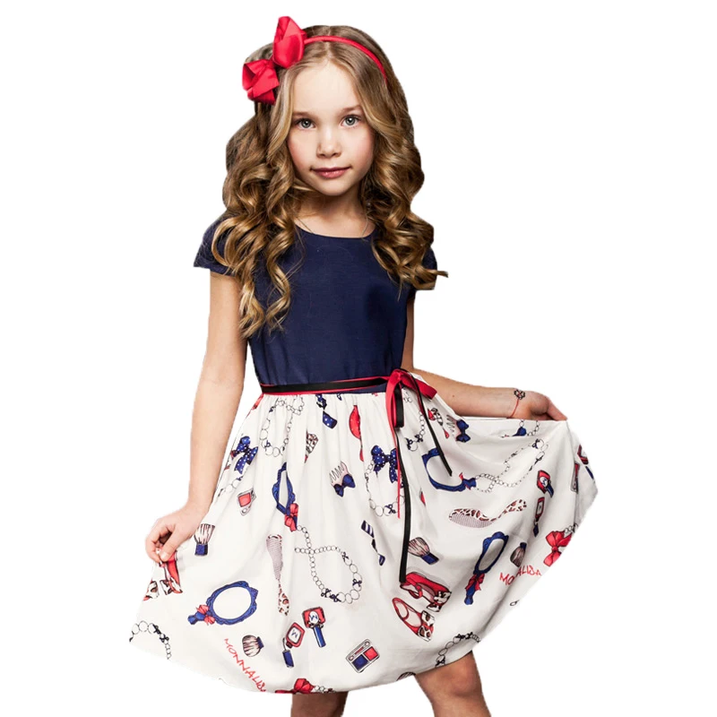 2-8 Years Girls Summer Dress 2019 Children Causal Dresses Toddler Princess For Party Kids | Детская одежда и обувь