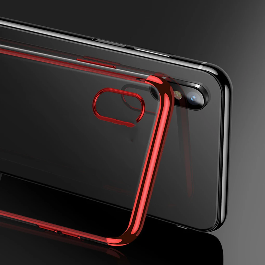 Замена для iPhone XR XSmax 7/8 6S plus 7plus X TPU Прозрачная мягкая задняя крышка смартфона