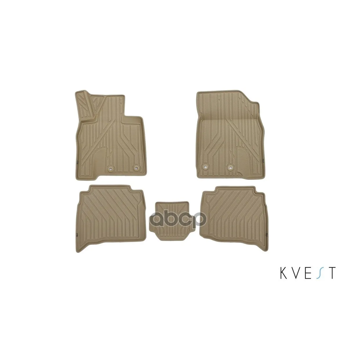 Коврики Kvest 3d В Салон Lexus Lx,-, 5 Шт.(Полистар, Бежевый, Бежевый) KVEST арт. KVESTLEX00002Kb2