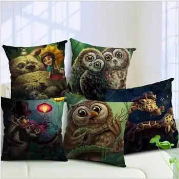 

Cotton and linen square pillowcase home decoration sofa cushion suitable for gifts