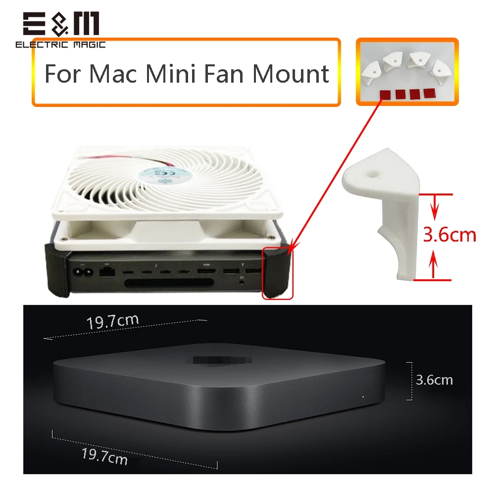Полная комплектация подставка для 3D-принтера Apple Mac Mini 2018 охлаждающий вентилятор