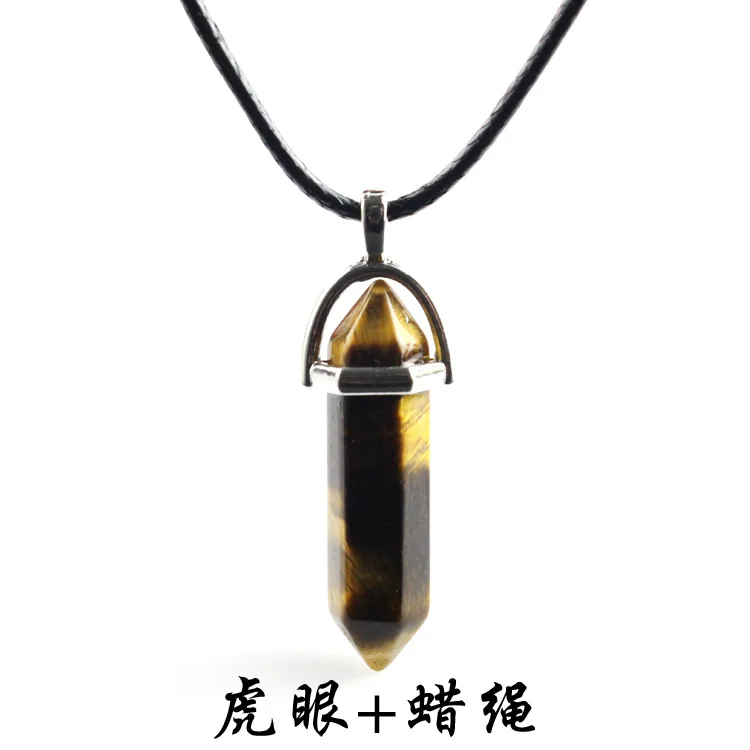  Tiger eye+ Waxed rope