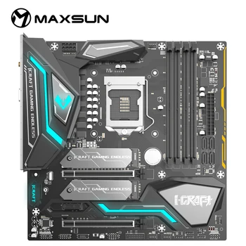 

MAXSUN iCraft B460M Motherboard (E-ATX, 10th Gen Intel Core, LGA 1200 Socket, DDR4, M.2 Slots)
