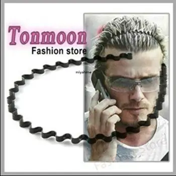 

Korean Widened And Thickened Headband Fashion Personality Headband Men And Women Wavy Widened Headband