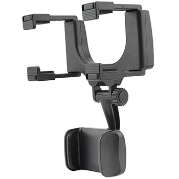 

Cell Phone Holder - Car Mount Holder Car Rearview Mirror Truck Auto Bracket Holder Cradle for iPhone XS/X/11, Samsung Galaxy , H