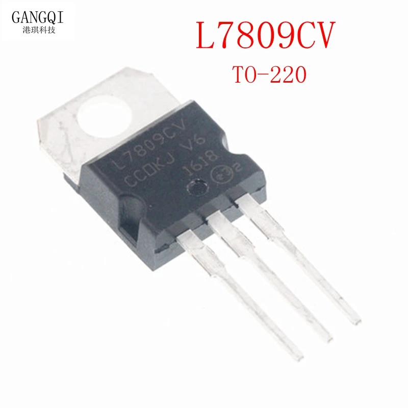 10 шт. L7809CV TO220 L7809 TO-220 7809 LM7809 MC7809 7808CV новая электронная техника | Электронные