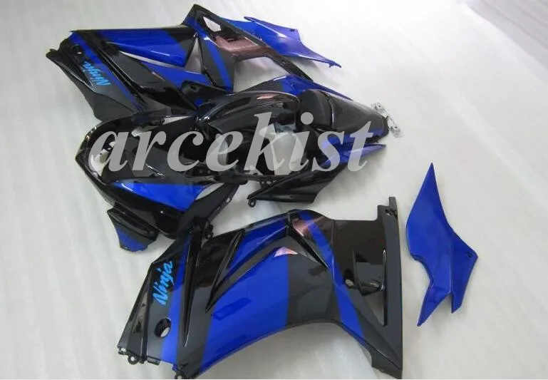 Custom New ABS Fairing kit fit for Kawasaki ninja 250r 250 zx250r 2008-2014 EX250 08 09 10 11 12 13 14 fairings set black blue Custom New ABS Fairing kit fit for Kawasaki ninja 250r 250 zx250r 2008-2014 EX250 08 09 10 11 12 13 14 fairings set black blue