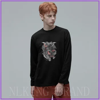 

Samurai Long Shirt Seven Samurai Black tshirts Plus size 100 Percent Cotton Tees Fun Casual Mens Printed Short Sleeves Tshirt