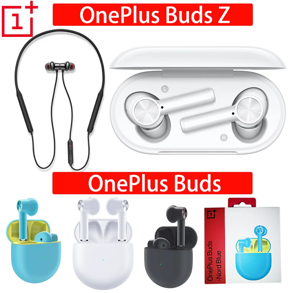 100 Original OnePlus Buds Z Wireless Bluetooth earphone in Ear Bullets 2 In Ear Headset For Xiaomi Phone Audiophile Headphones